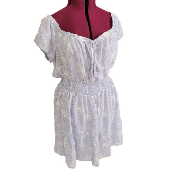 J For Justify Floral Mini Peasant Dress (Size 3X) - Picture 8 of 8